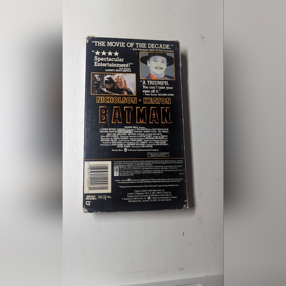 Batman VHS - Picture 3 of 3